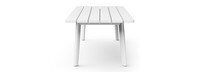 Santorini Outdoor 108" Rectangle Dining Table - White