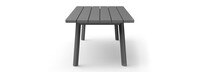 Santorini Outdoor 108" Rectangle Dining Table - Zinc