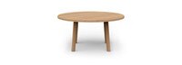 Santorini Outdoor 48" Round Dining Table - Natural Teak