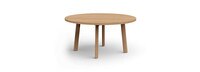 Santorini Outdoor 48" Round Dining Table - Natural Teak