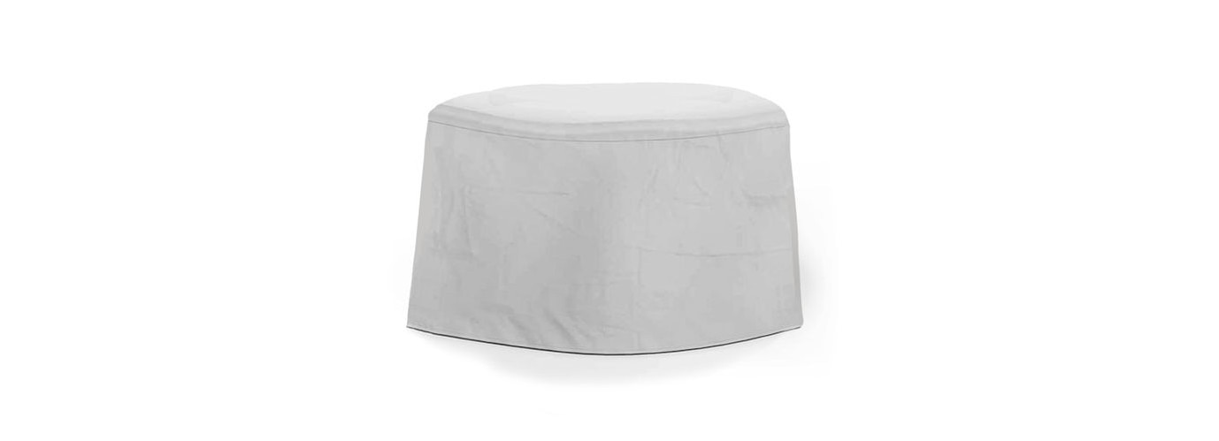 Del Mar Outdoor 60" Round Dining Table Cover - Gray