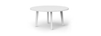 Santorini Outdoor 60" Round Dining Table - White