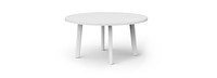 Santorini Outdoor 72" Round Dining Table - White