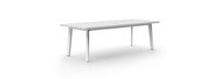 Santorini Outdoor 96" Rectangle Dining Table - White