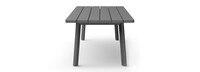 Santorini Outdoor 96" Rectangle Dining Table - Zinc