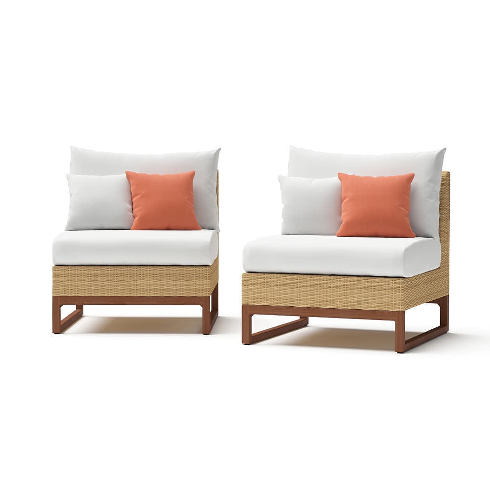 MiliÃ¢Â„Â¢ Armless Chairs - Cast Coral