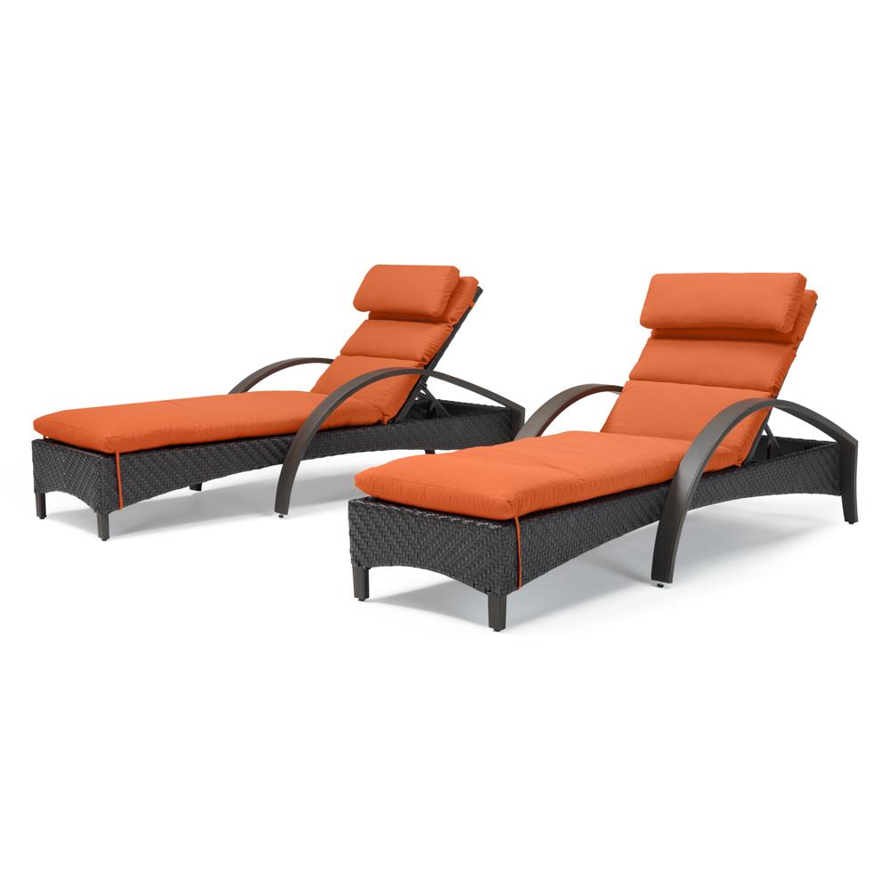 Barcelo™ Chaise Lounges - Tikka Orange