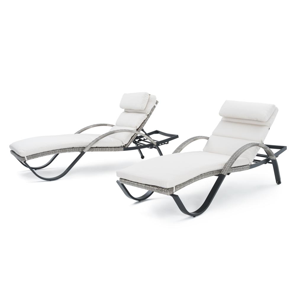 CannesÃ¢Â„Â¢ Chaise Lounges with Cushions - Moroccan Cream