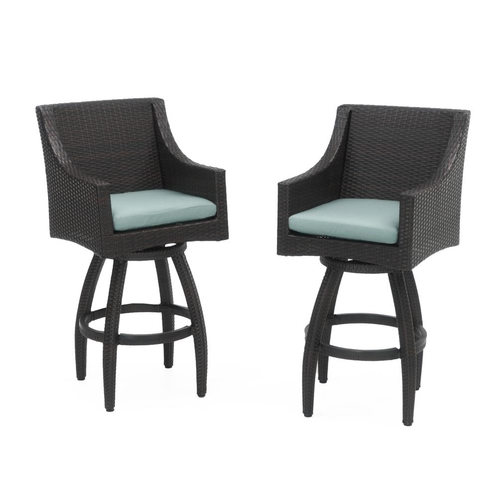 DecoÃ¢Â„Â¢ Swivel Barstool 2pk - Spa Blue