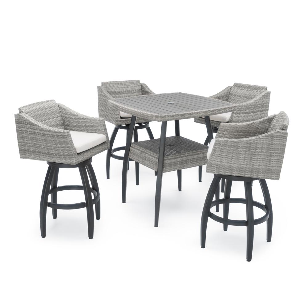 Cannes™ 5 Piece Barstool Set - Moroccan Cream