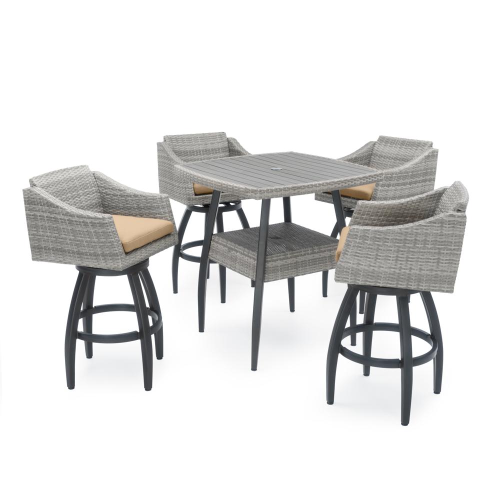 Cannes™ 5 Piece Barstool Set - Maxim Beige