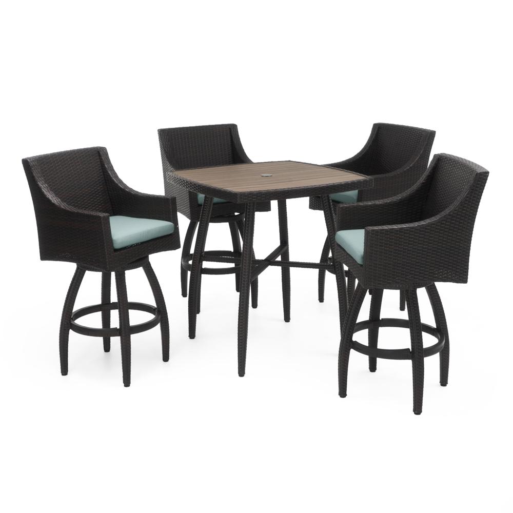 DecoÃ¢Â„Â¢ 5 Piece Barstool Set - Spa Blue