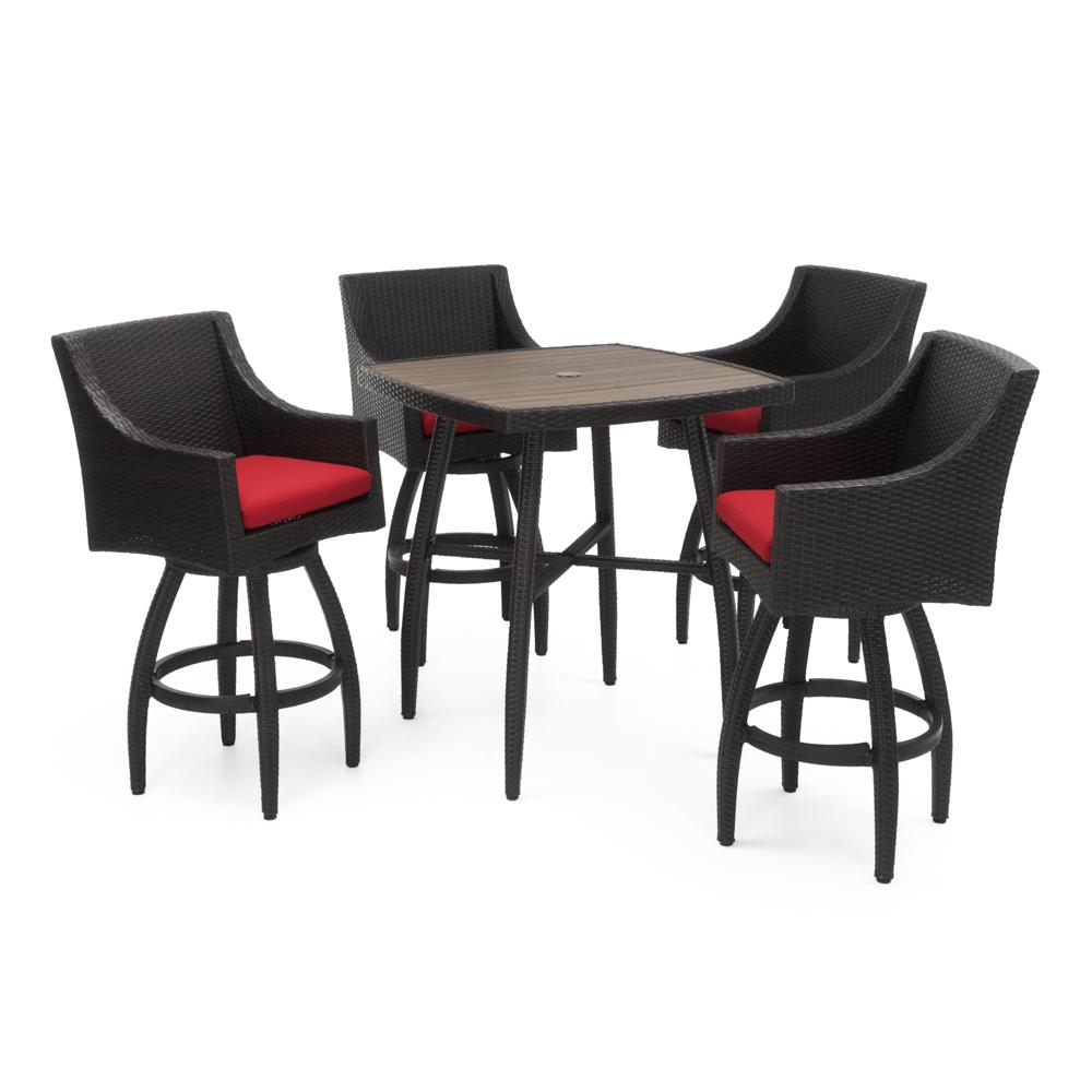 DecoÃ¢Â„Â¢ 5 Piece Barstool Set - Sunset Red