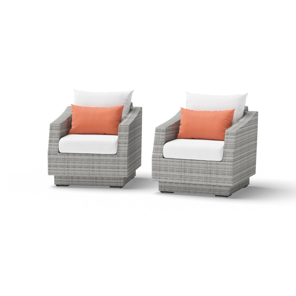 CannesÃ¢Â„Â¢ Club Chairs - Cast Coral