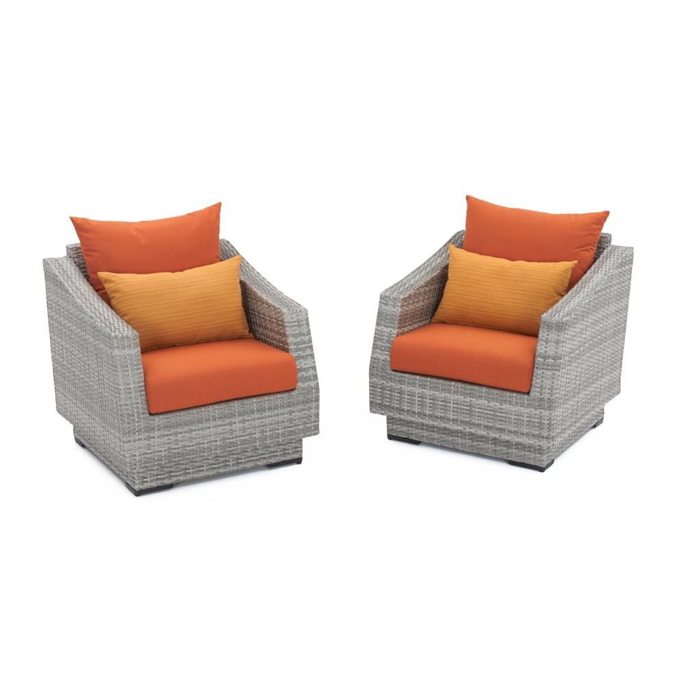 CannesÃ¢Â„Â¢ Club Chairs - Tikka Orange