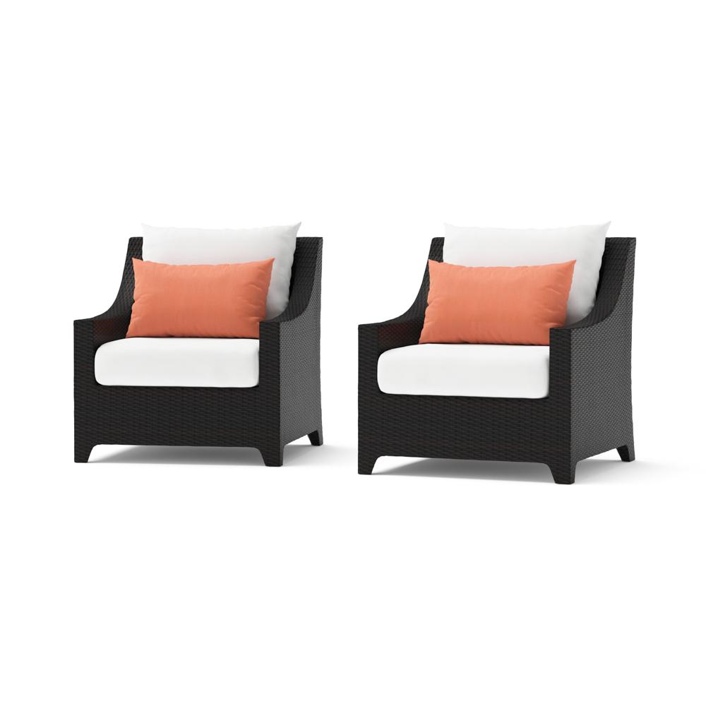 DecoÃ¢Â„Â¢ Club Chairs - Cast Coral