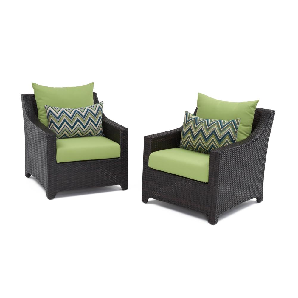 DecoÃ¢Â„Â¢ Set of 2 SunbrellaÃ‚Â® Outdoor Club Chairs - Ginkgo Green