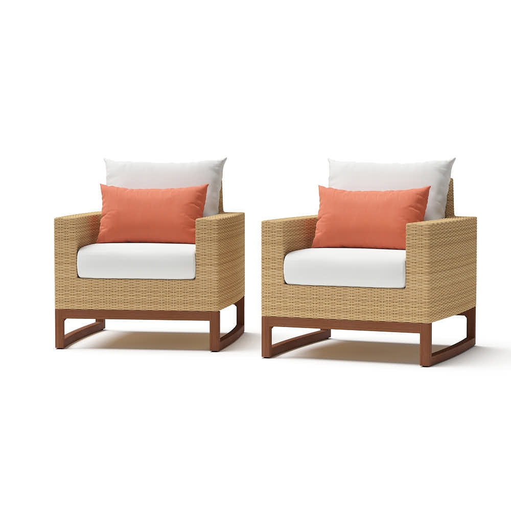 MiliÃ¢Â„Â¢ Club Chairs - Cast Coral