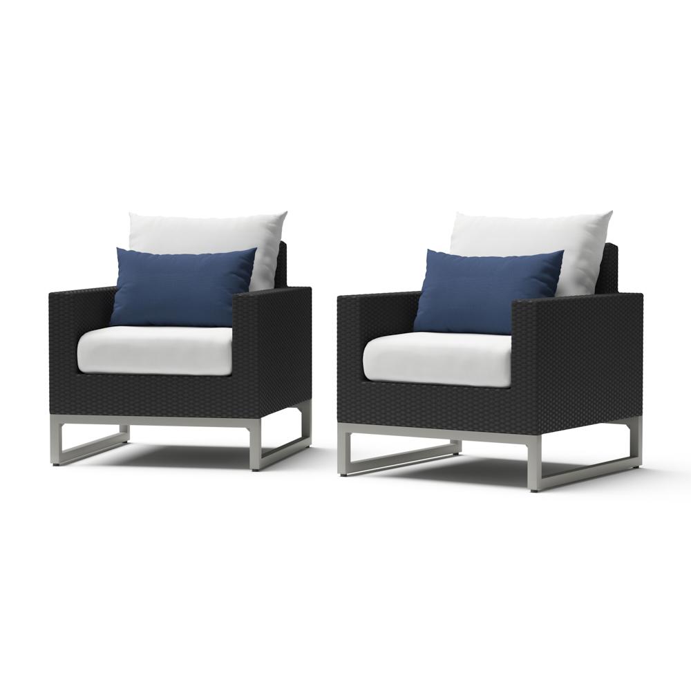 MiloÃ¢Â„Â¢ Espresso Club Chairs - Bliss Ink