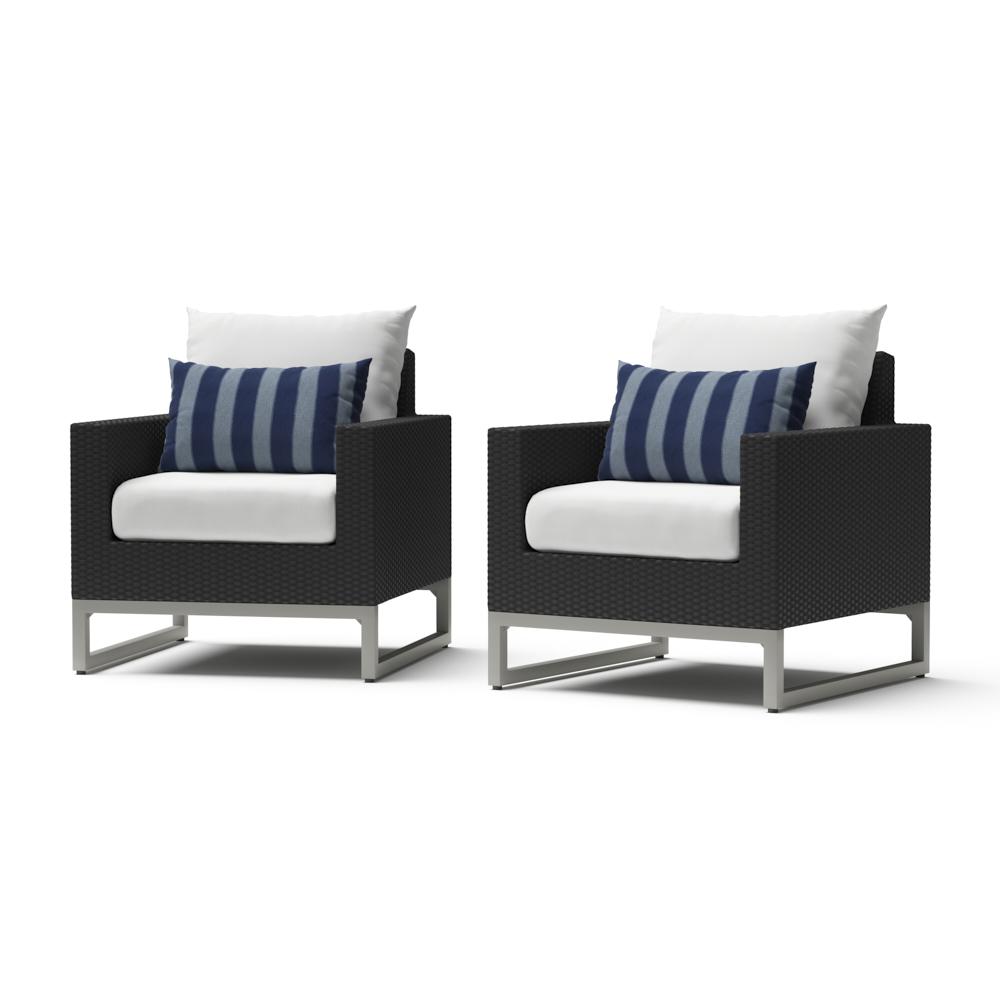 MiloÃ¢Â„Â¢ Espresso Club Chairs - Centered Ink