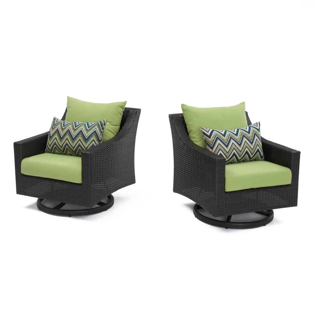 DecoÃ¢Â„Â¢ Set of 2 SunbrellaÃ‚Â® Outdoor Motion Club Chairs - Ginkgo Green