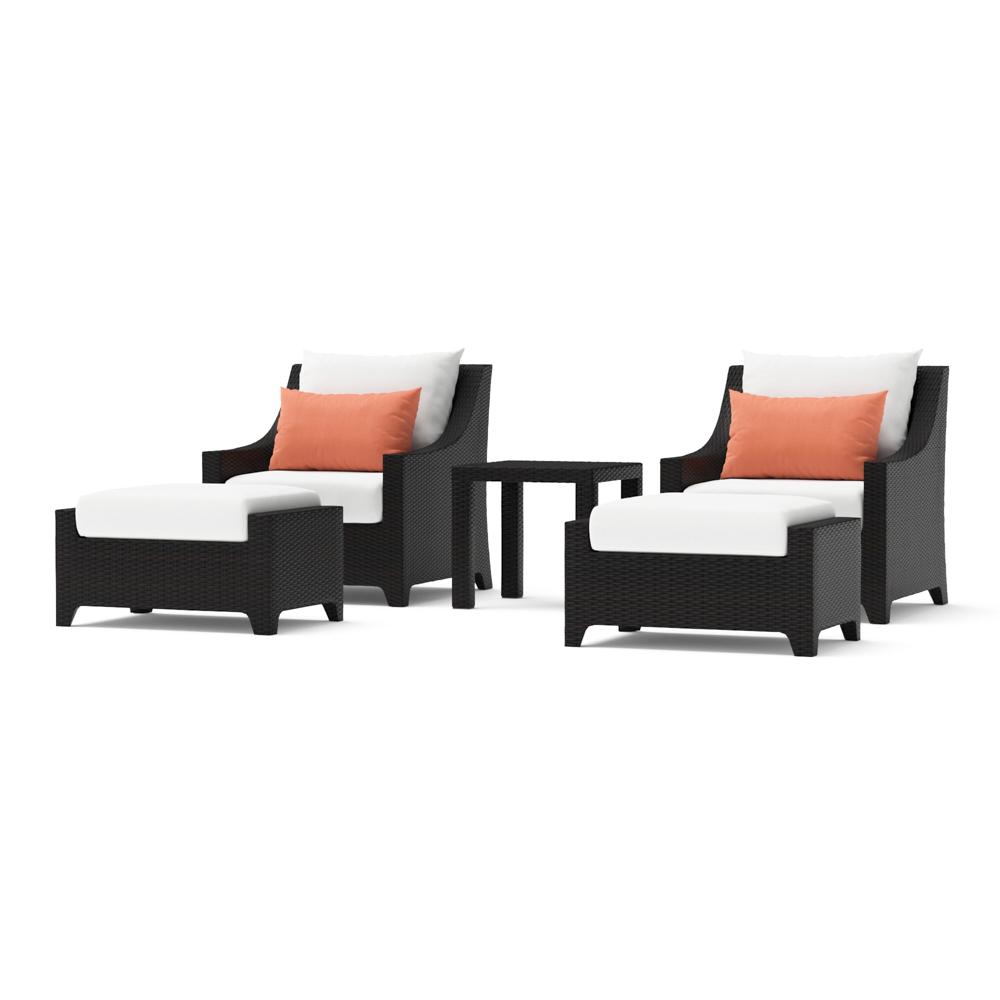 DecoÃ¢Â„Â¢ 5 Piece Club Chair & Ottoman Set - Cast Coral