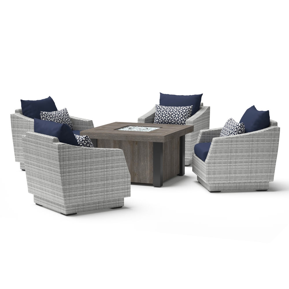 CannesÃ¢Â„Â¢ 5 Piece Fire Chat Set - Navy Blue