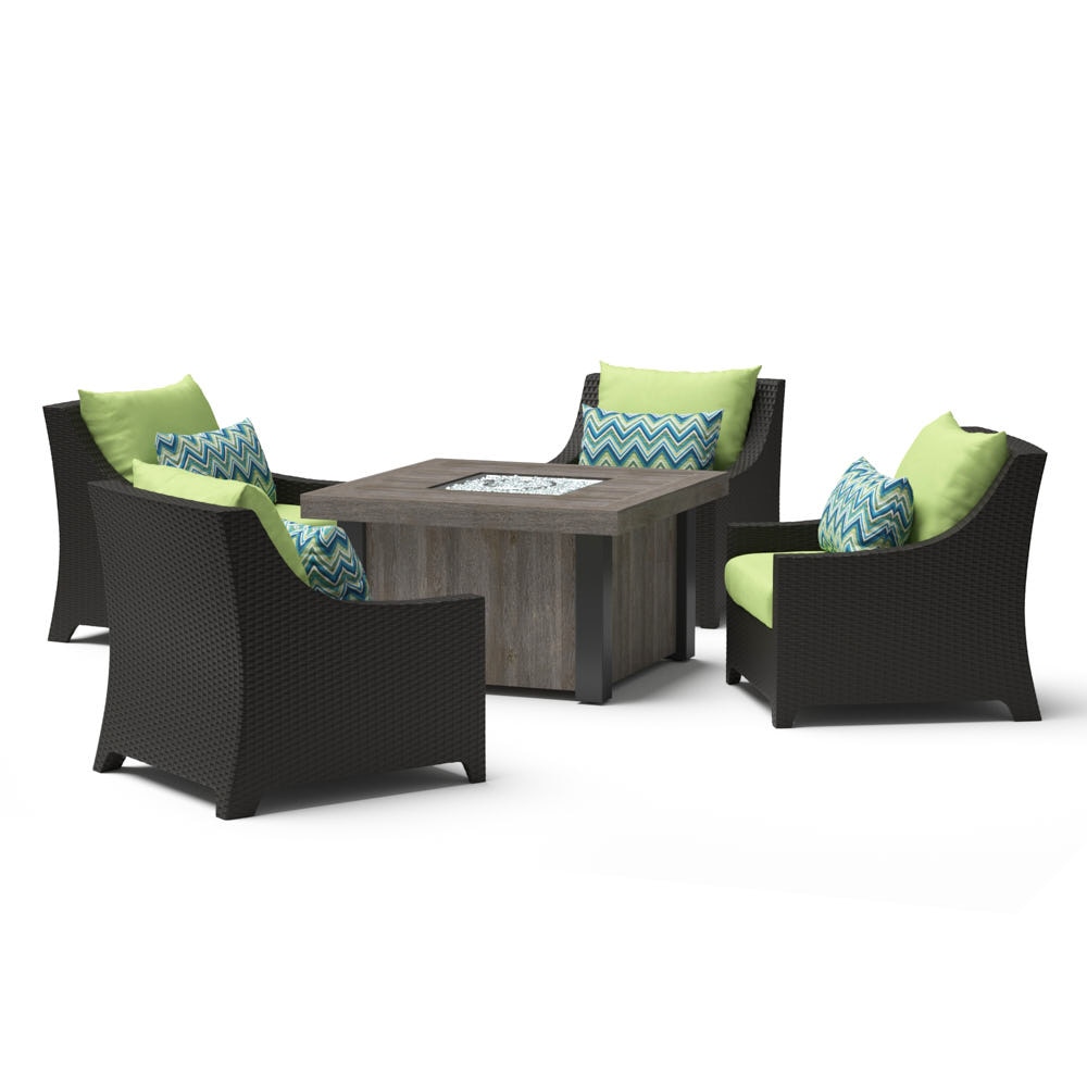 DecoÃ¢Â„Â¢ 5 Piece Fire Chat Set- Ginkgo Green