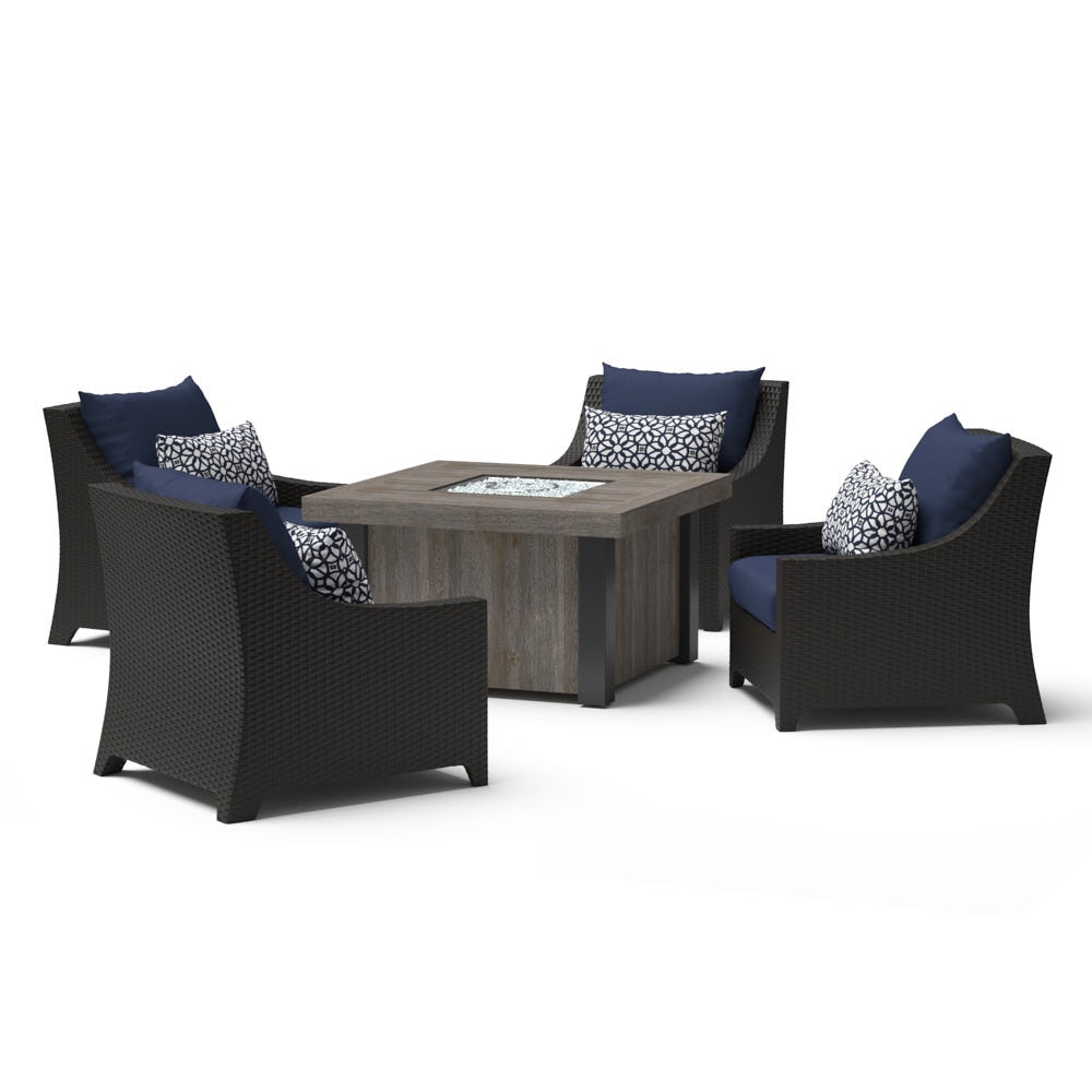 DecoÃ¢Â„Â¢ 5 Piece Fire Chat Set- Navy Blue