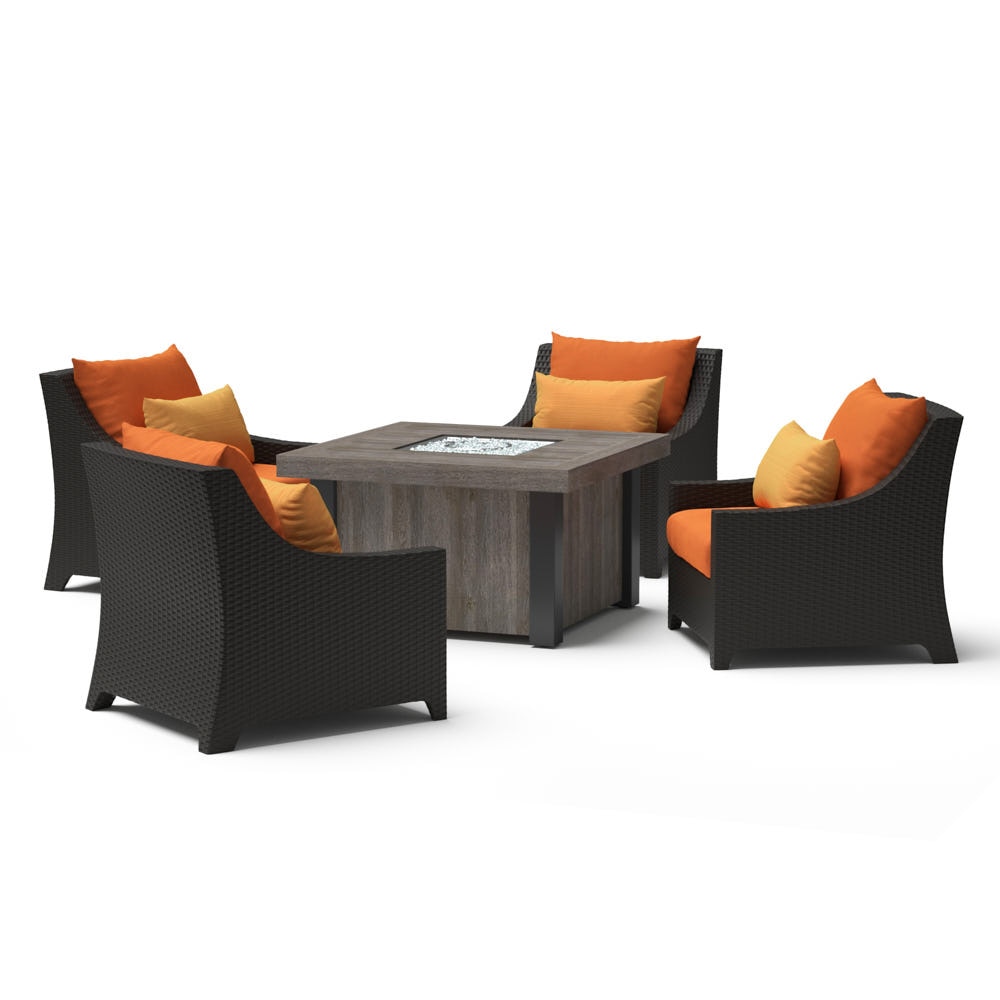 DecoÃ¢Â„Â¢ 5 Piece Fire Chat Set - Tikka Orange