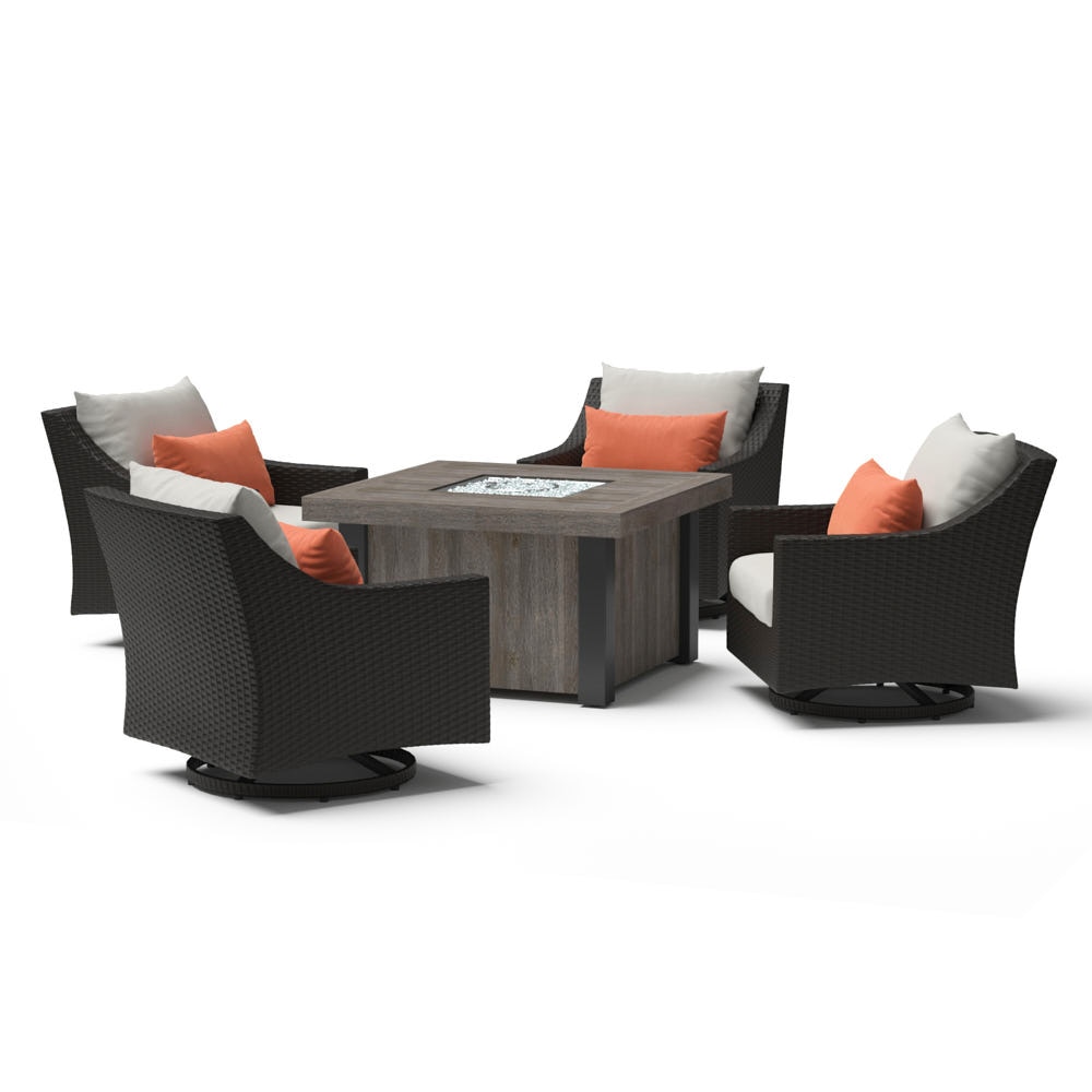 DecoÃ¢Â„Â¢ 5 Piece Motion Fire Chat Set - Cast Coral