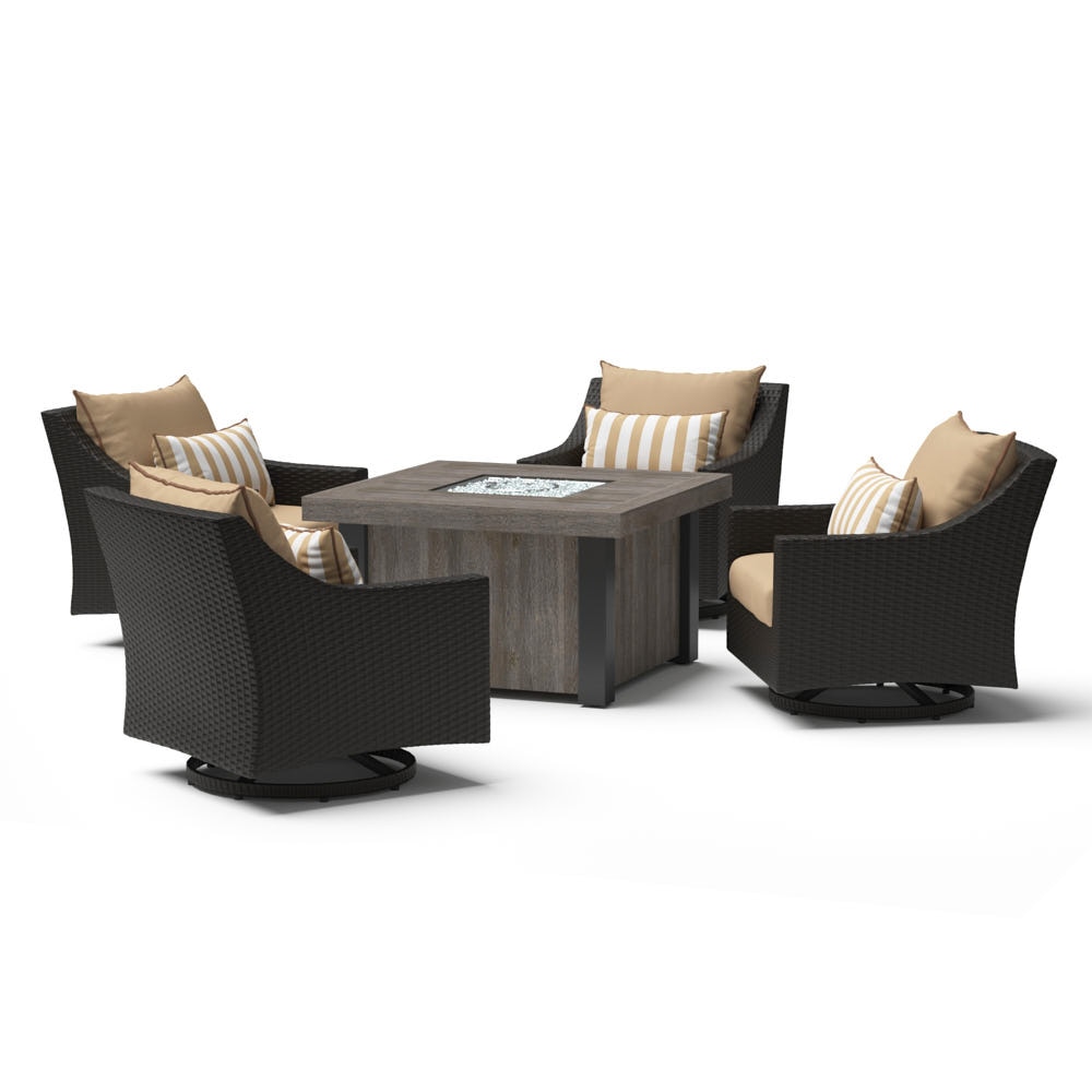 DecoÃ¢Â„Â¢ 5 Piece Motion Fire Chat Set - Maxim Beige