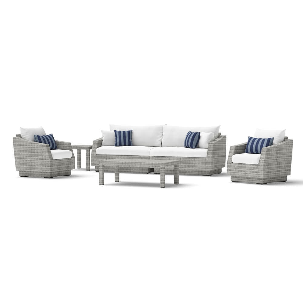 CannesÃ¢Â„Â¢ 6 Piece Sofa & Club Chair Set - Centered Ink