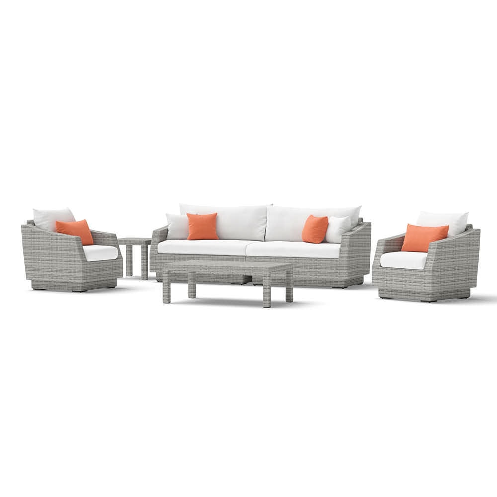 CannesÃ¢Â„Â¢ 6 Piece Sofa & Club Chair Set - Cast Coral