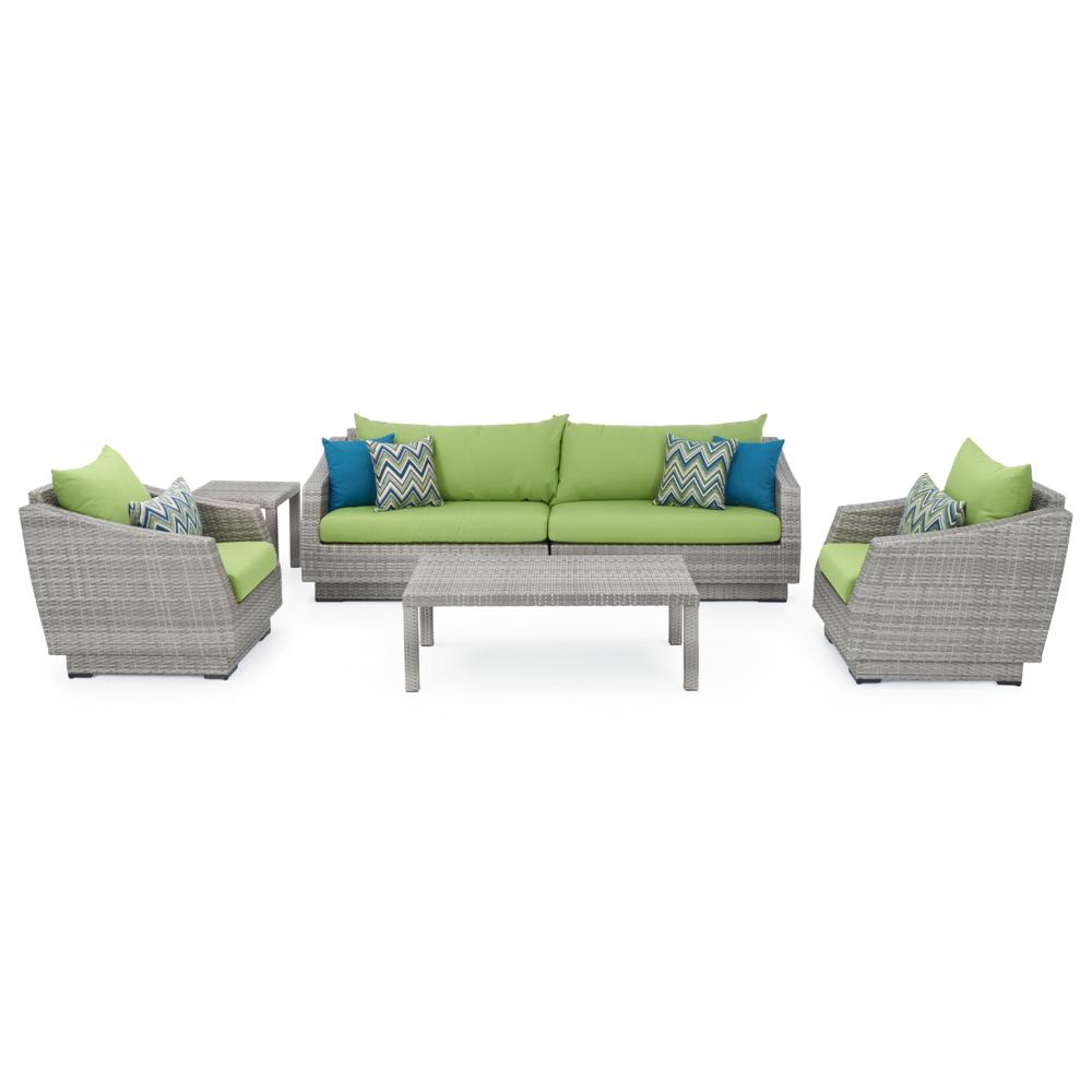 CannesÃ¢Â„Â¢ 6 Piece Sofa & Club Chair Set in Ginkgo Green