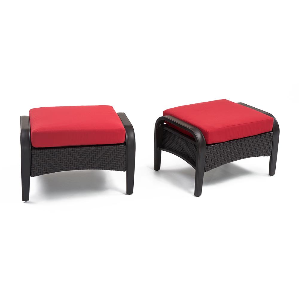 BarceloÃ¢Â„Â¢ Club Ottomans - Sunset Red