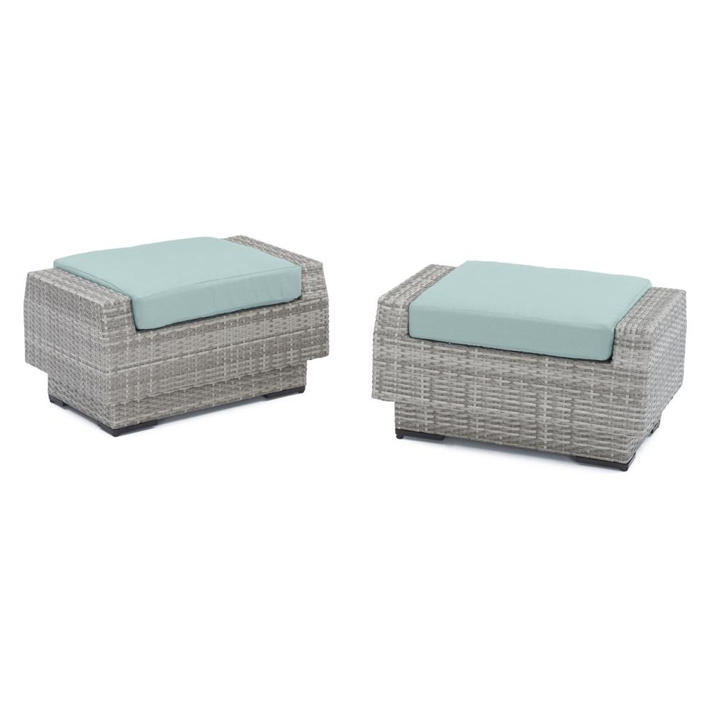 CannesÃ¢Â„Â¢ Club Ottomans - Bliss Blue