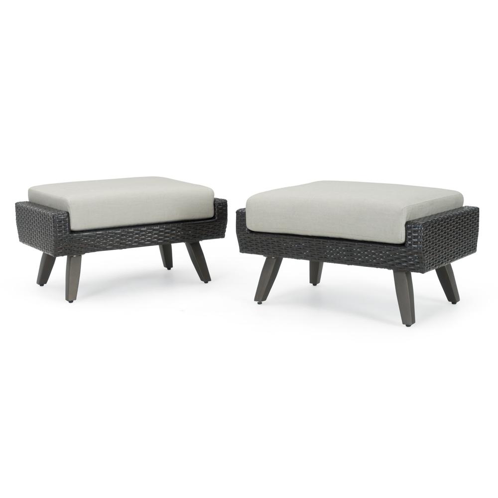 PortofinoÃ‚Â® Casual Club Ottomans - Dove Gray