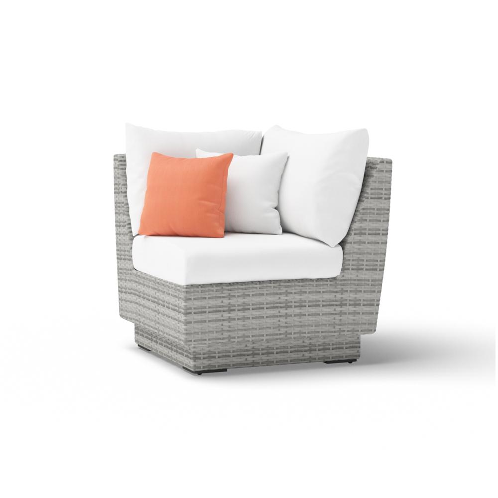 CannesÃ¢Â„Â¢ SunbrellaÃ‚Â® Outdoor Corner Chair - Cast Coral