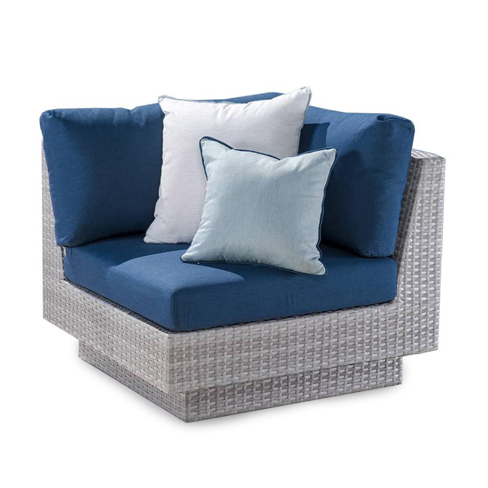 PortofinoÃ‚Â® Comfort SunbrellaÃ‚Â® Outdoor Corner Chair - Laguna Blue