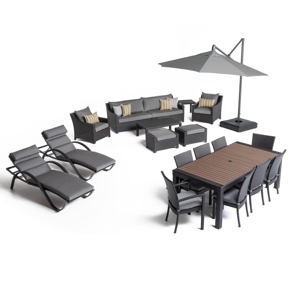 DecoÃ¢Â„Â¢ 20 Piece SunbrellaÃ‚Â® Outdoor Estate Set - Charcoal Gray