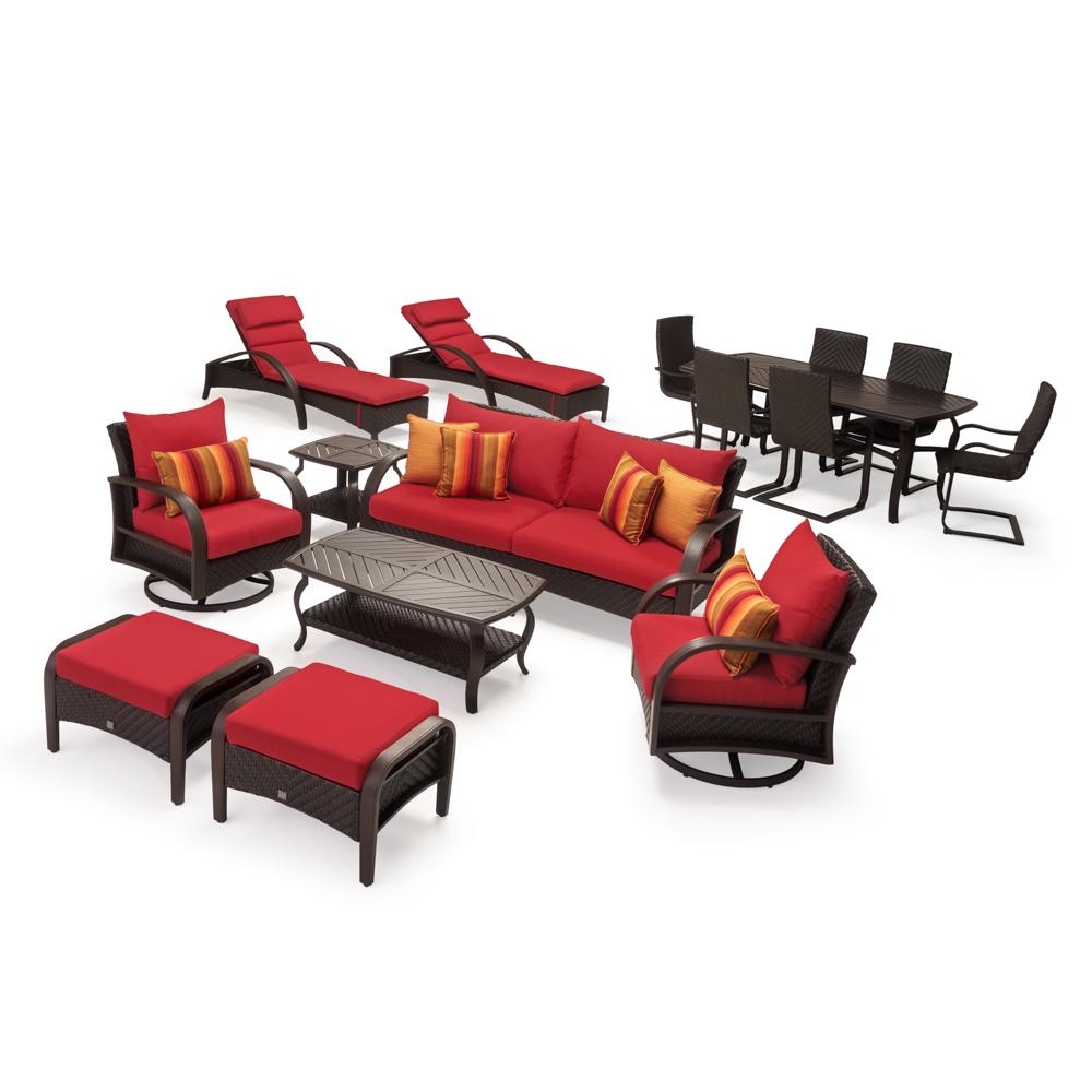 BarceloÃ¢Â„Â¢ 16 Piece SunbrellaÃ‚Â® Outdoor Estate Collection - Sunset Red