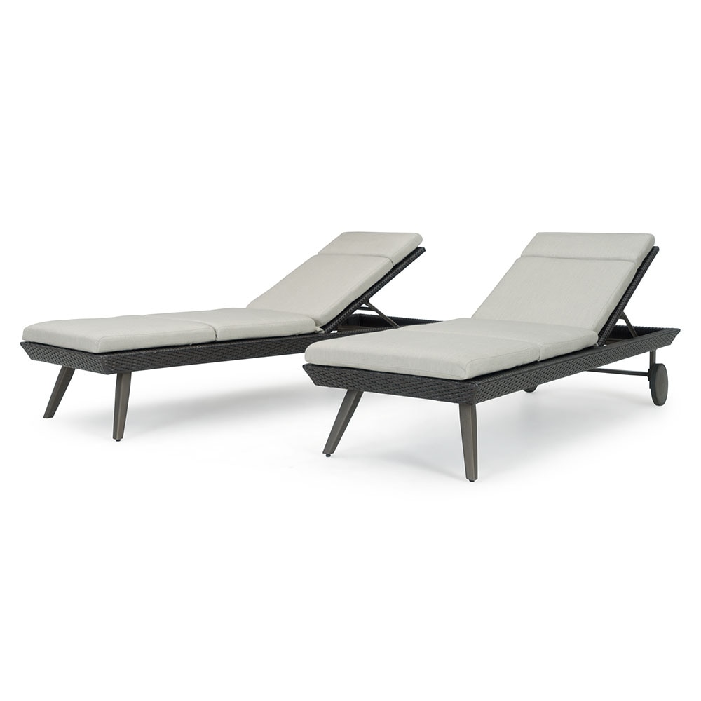 PortofinoÃ‚Â® Casual 2 Piece SunbrellaÃ‚Â® Outdoor Lounger & Mattress - Dove