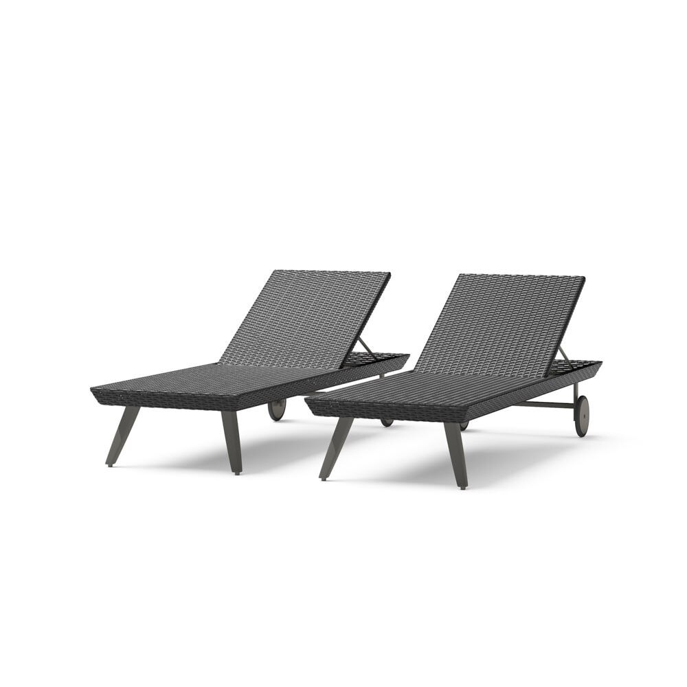 Portofino® Casual Set of 2 Loungers - Espresso