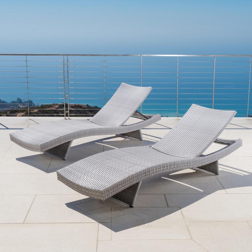 PortofinoÂ® Comfort 2 Loungers & Table - Gray