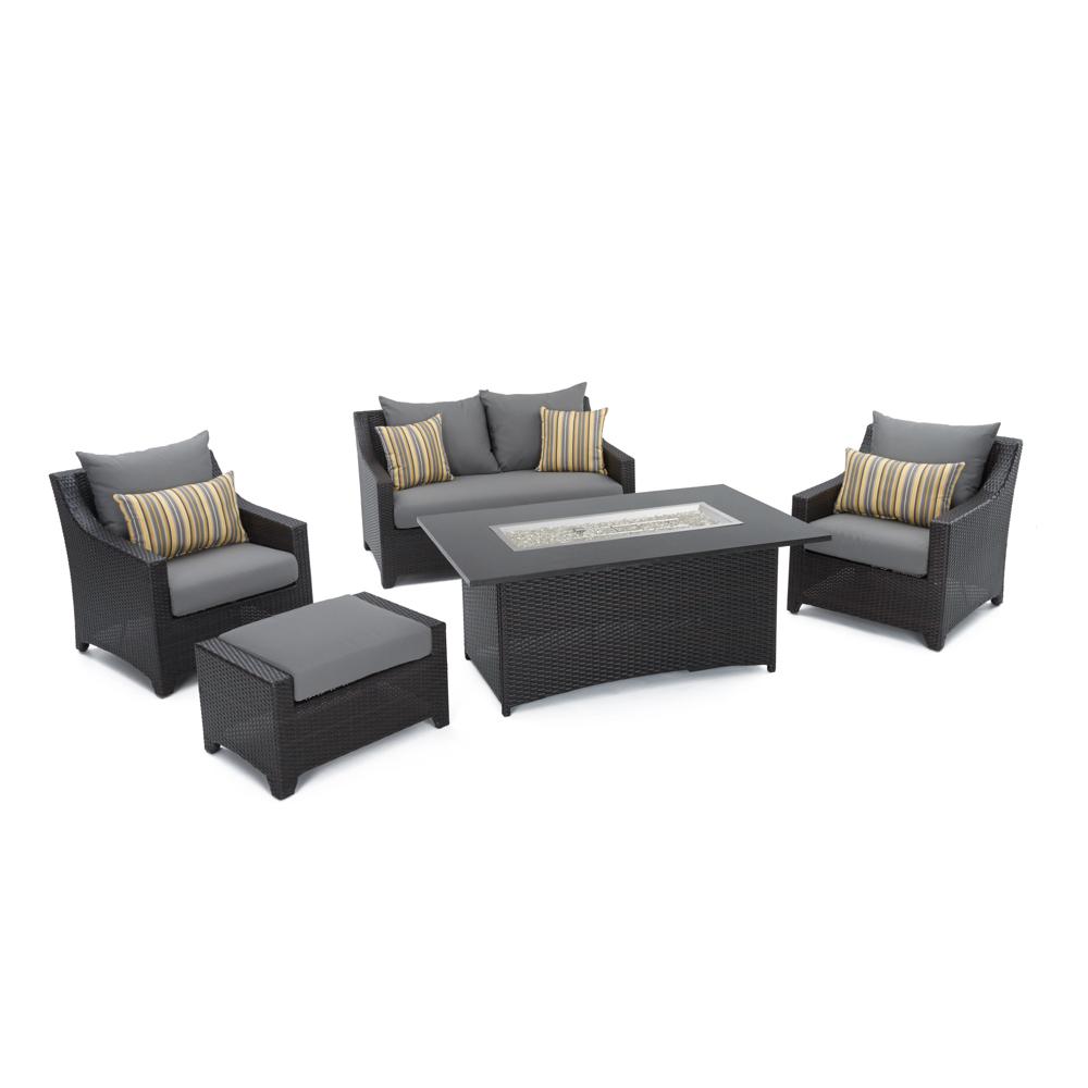 DecoÃ¢Â„Â¢ 5 Piece Love and Club Fire Set - Charcoal Gray