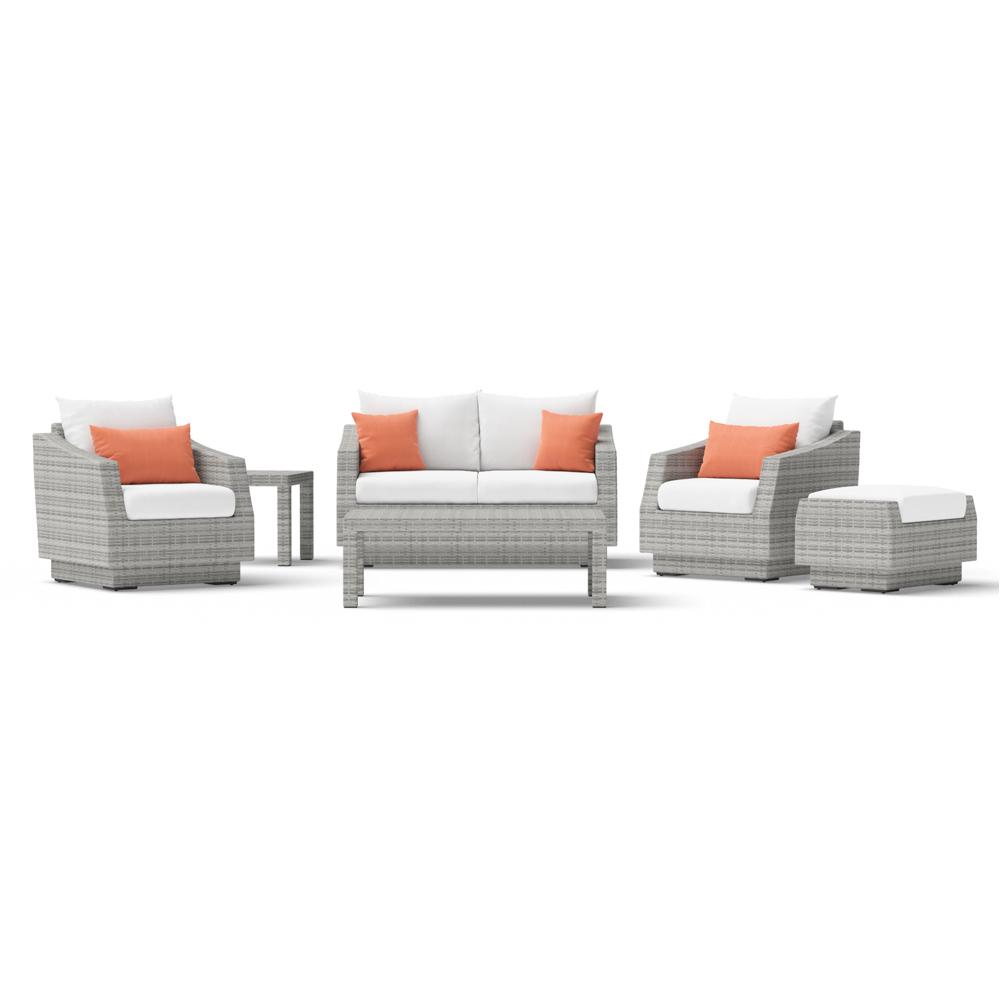 CannesÃ¢Â„Â¢ 6 Piece Love & Club Seating Set - Cast Coral