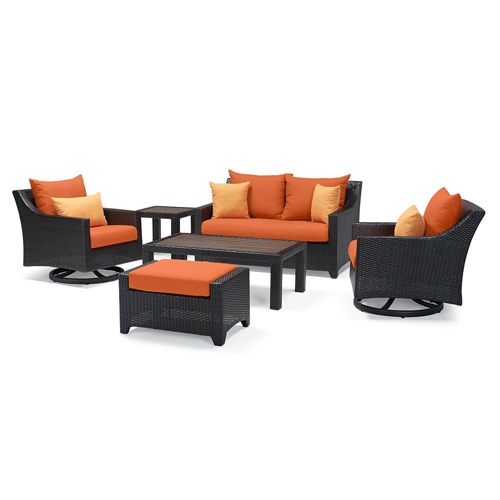 DecoÃ¢Â„Â¢ 6 Piece Love & Motion Club Seating Set - Tikka Orange