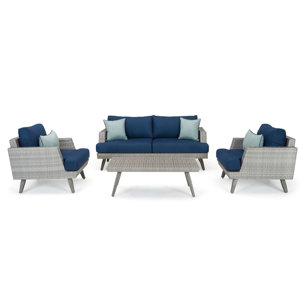 PortofinoÃ‚Â® Casual 4pc Loveseat Group - Laguna Blue