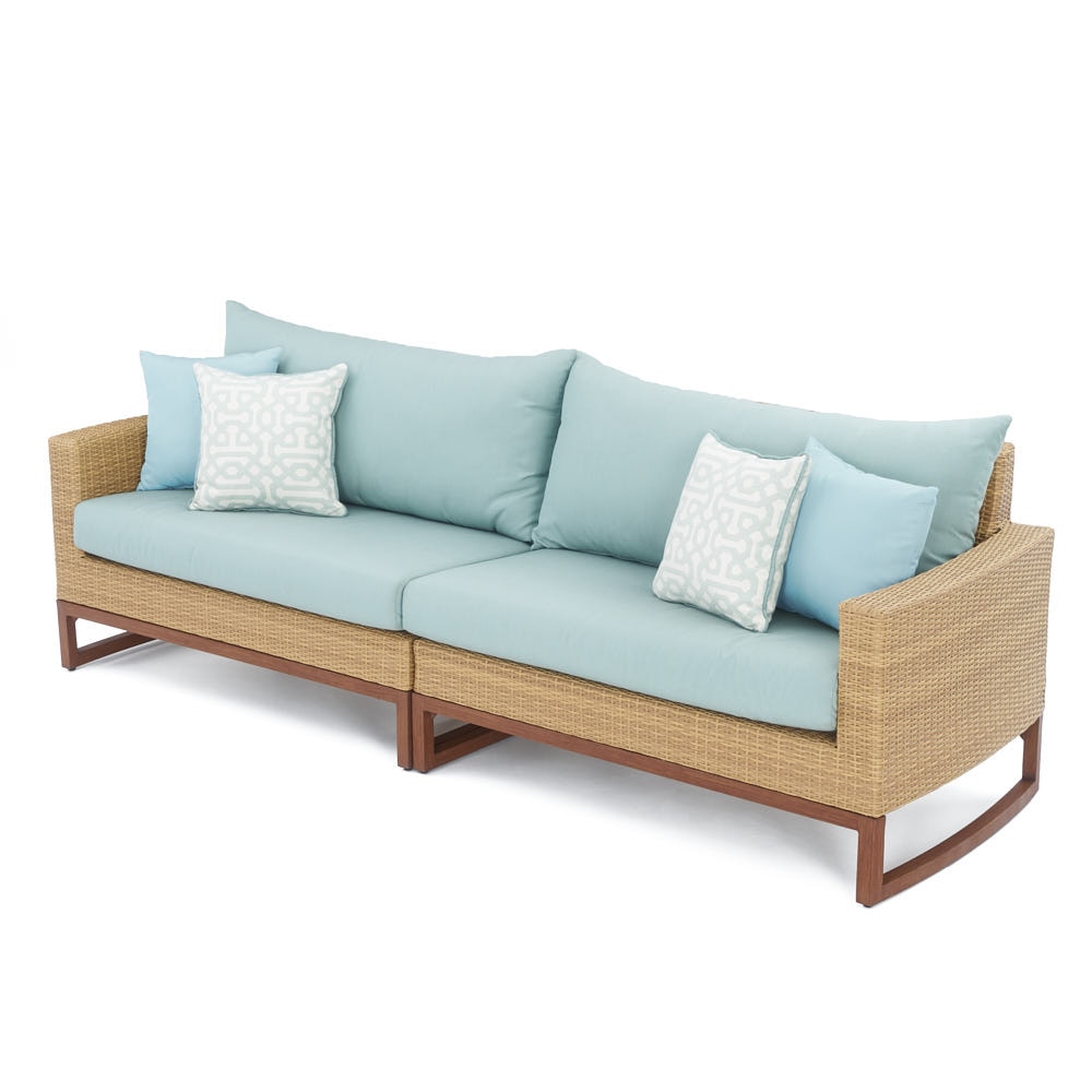 MiliÃ¢Â„Â¢ 96in SunbrellaÃ‚Â® Outdoor Sofa - Spa Blue